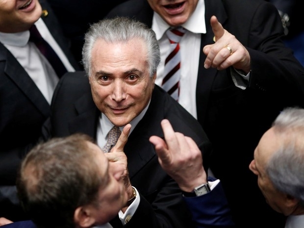 Michel Temer  empossado presidente da Repblica em cerimnia realizada no Congresso Nacional, em Braslia, nesta quarta
