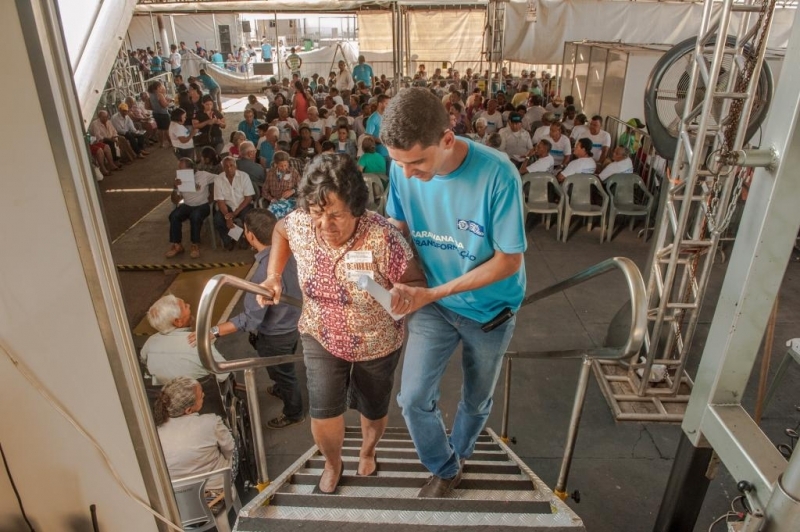 Vila olmpica deu lugar a estrutura que vai abrigar, por exemplo, cerca de 100 tendas de atendimentos