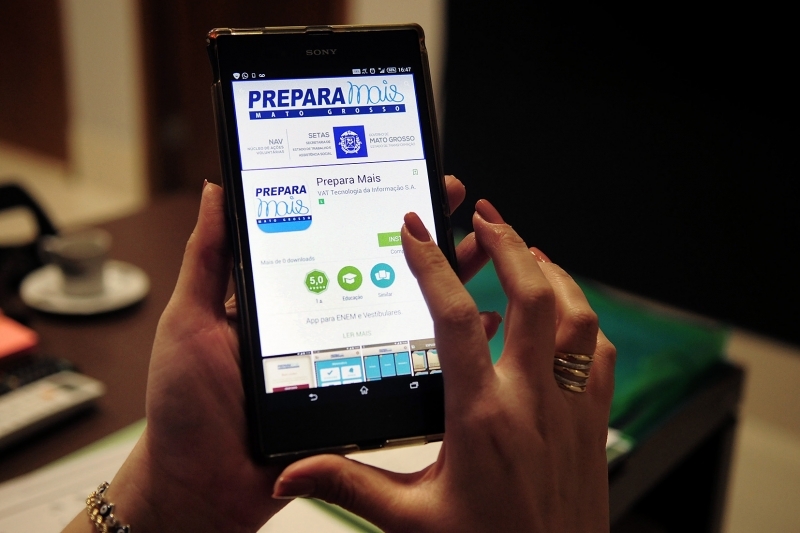 Dispositivo proporciona acesso a contedo de estudo