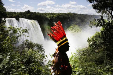 Cachoeira Salto do Utiariti, em Campo Novodos Parecis