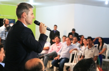 Secretrio de Segurana Rogers Jarbas em audincia pblica em Rondonpolis