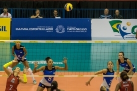A equipe do Pinheiros se sagrou campe da Copa do Brasil de Vlei Feminino