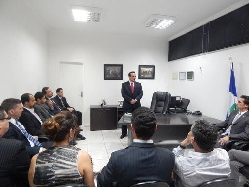A posse, realizada no gabinete do Defensor Pblico-Geral, Djalma Sabo Mendes Jnior, foi prestigiada por Defensores