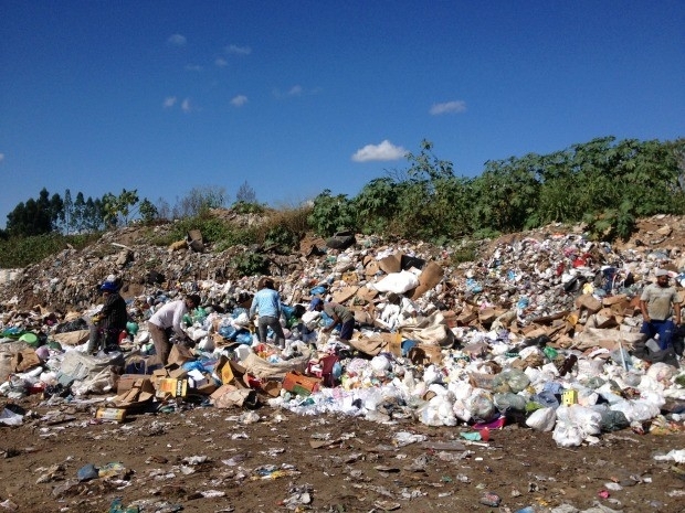 Lixo em desativao em Vilhena, em Rondnia