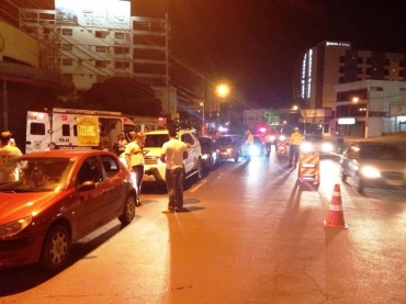 Mais de 90% dos motoristas abordados foram submetidos ao teste do bafmetro
