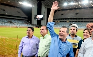 Silval est confiante que a capital mato-grossense vai realizar uma grande festa no jogo inaugural no prximo dia 02.04
