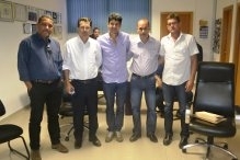 Deputado estadual Ezequiel Fonseca, Pres. Assentamento Edivaldo Guimares e vereadores Josaf Barbosa e Antnio Per