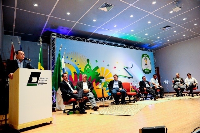 O objetivo da reunio foi ampliar as discusses temticas relacionadas  vinda do Mundial