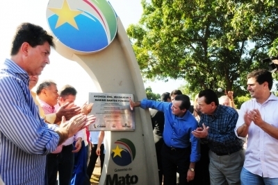 Governador Silval Barbosa inaugura ponte Benedito Figueiredo