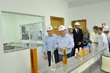 A nova planta industrial ter capacidade para produo diria de 338 mil litros de biodiesel