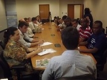 Reunio realizada na tarde desta segunda-feira (14) na Sede das Promotorias da Capital