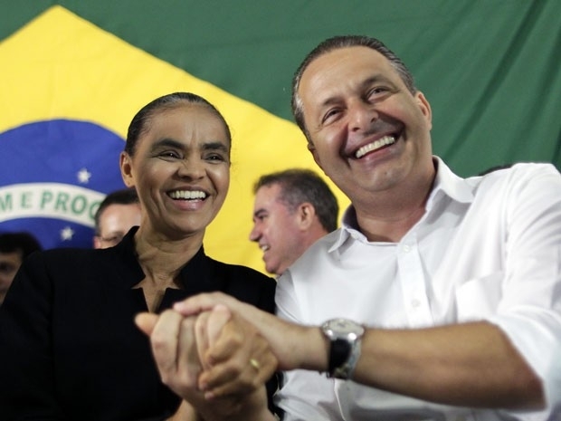 Marina Silva em cerimnia de filiao ao PSB