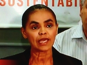 A ex-senadora Marina Silva em entrevista na sexta-feira