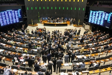 Plenrio da Cmara dos Deputados, em dia de votao 