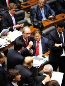 O líder do PMDB, Eduardo Cunha (RJ), disse que