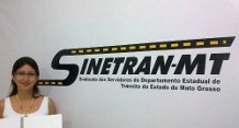 Veneranda Acosta, presidente do Sinetran-MT.