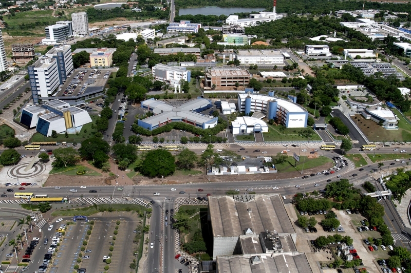 Vista area do Centro poltico Administrativo