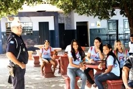 Projeto de Segurana  desenvolvido em nove escolas de Vrzea Grande