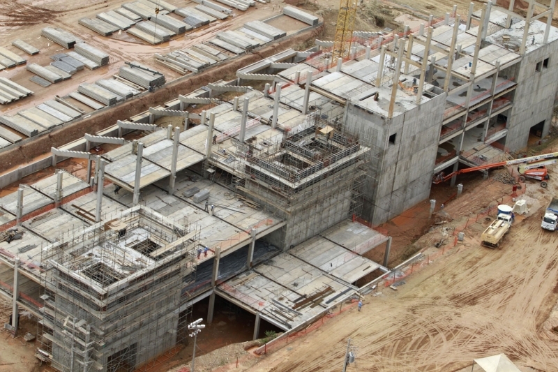 Obras da Arena Pantanal em Cuiab