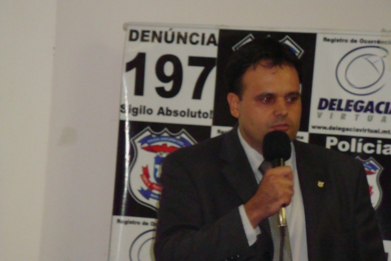 Delegado Claudinei Lopes, da DERF.