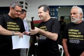 Lanamento da Campanha Estadual do Desarmamento 2011.