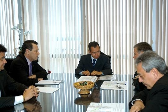 Ministro dos Transporte recebe visita do governador Silval Barbosa de Mato Grosso