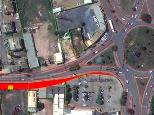 Parte do projeto de desapropriao na Rua Baro de Melgao em Cuiab