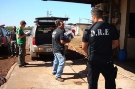 Foram queimados 230 quilos de pasta-base de cocana e 70 quilos de maconha, todos apreendidos em operaes policiais