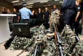 Aula inaugural do curso de Atirador de Preciso Policial