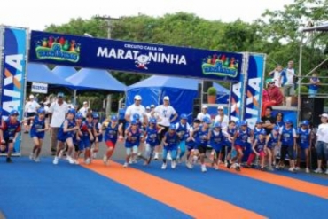 Cuiabá abriu a temporada da Maratoninha da Caixa 2011 como a primeira capital a receber a competição este ano.