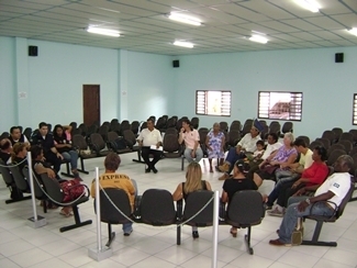 Para Deroci De Matos o encontro ficou abaixo da expectativa j que a presena da classe poltica foi abaixo do esperado.