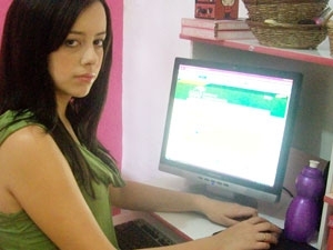 Letice Uchoa disse que entrou na pgina de outro