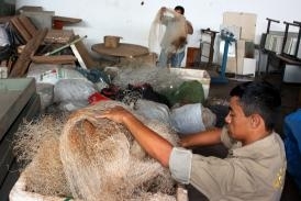 Na feira os fiscais localizaram oito peças de pescado, cerca de 27 quilos, nessa situação.