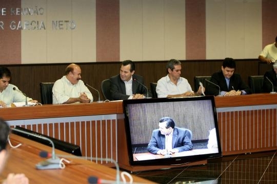 Governador Silval Barbosa recebe o presidente da Famato Rui Prado para discutir MT Legal