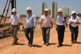O consultor tcnico do COL/2014 responsvel pelos estdios da Copa, arquiteto Carlos de La Corte, fez a vistoria