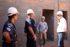 Secretrio Digenes Curado visita as obras da Base Comunitria de Segurana Pblica de Sinop