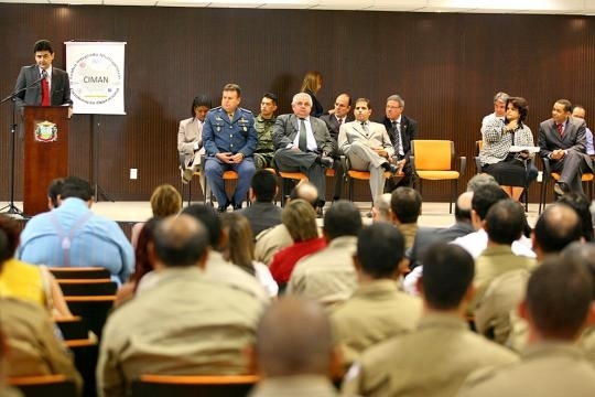 Secretrio-chefe da Casa Civil, Eder Moraes, durante visita da ministra do Meio Ambiente, Izabella Teixeira