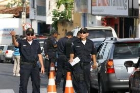 Somente na rodovia foi utilizado um efetivo de 28 homens do Batalho de Trnsito Urbano e Rodovirio