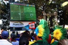 A Charanga do Bolinha animou os torcedores com ritmos bem cuiabanos e clssicos carnavalescos