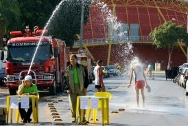 Corrida Homens do Fogo, em comemorao ao dia Nacional dos Corpos de Bombeiro Militar