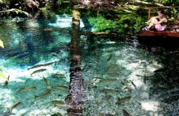 Lagoa Azul na regio de Nobres.