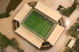 Maquete da Arena do Verdo para Copa de 2014