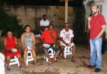 Dep. Federal Carlos Abicalil (PT), em reunio no Pedra 90.