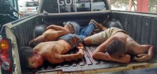 Bandidos foram surpreendidos por policiais do GCCO