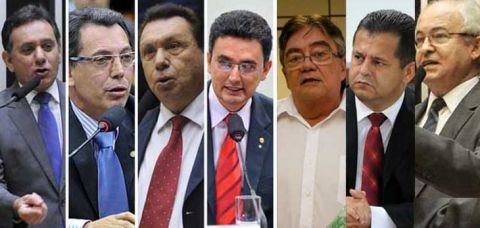 Nilson, Ezequiel, Bezerra, Saguas, Tampinha, Valtenir e Sachetti