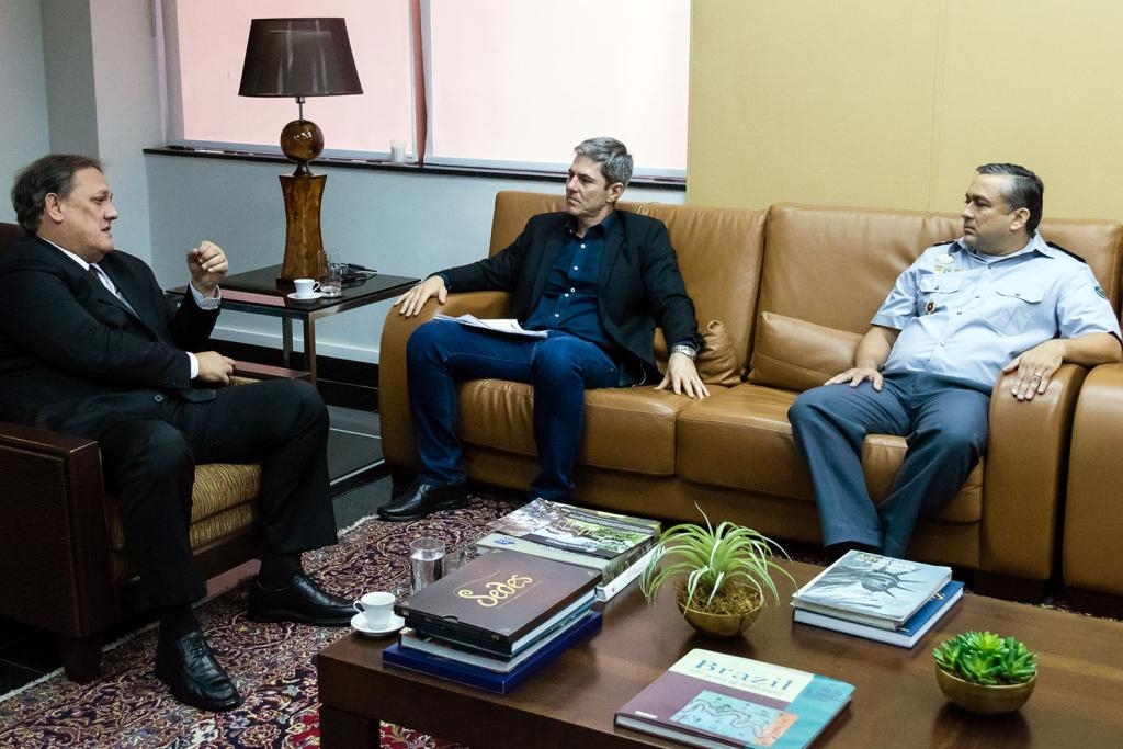 Secretário de Segurança Pública, Rogers Jarbas, se reuniu com presidente do Tribunal de Justiça em busca de parceria