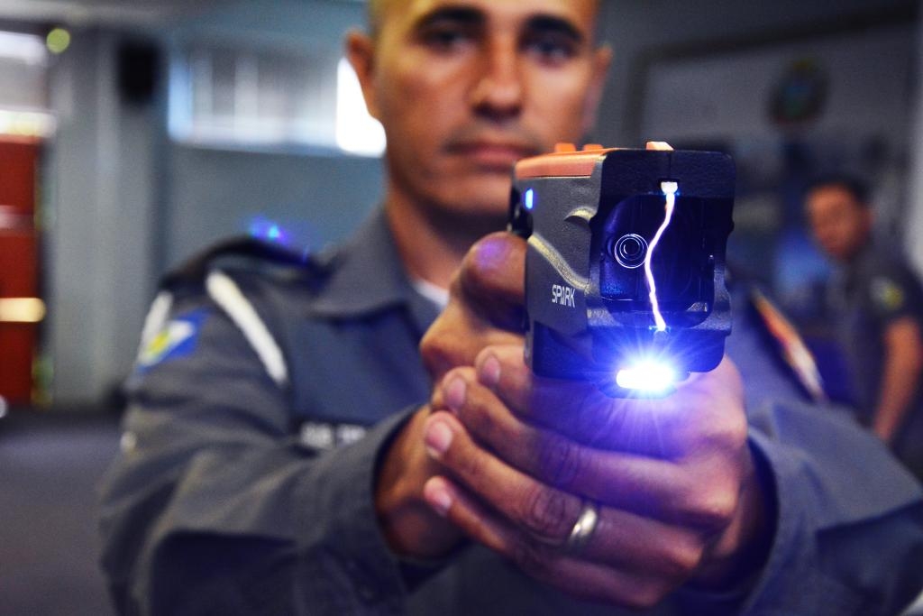 Capacitao de policiais do Batalho de Trnsito realizado no Comando Geral da PM