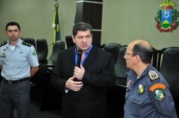 Presidente Guilherme Maluf participa de Curso de Especial de formação continuada da PM