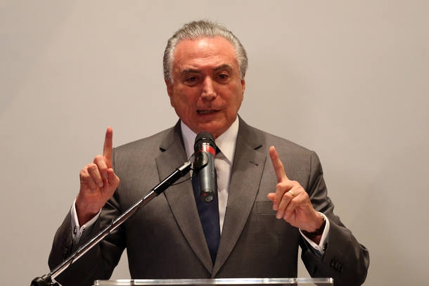 O presidente Michel Temer
