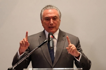 O presidente Michel Temer